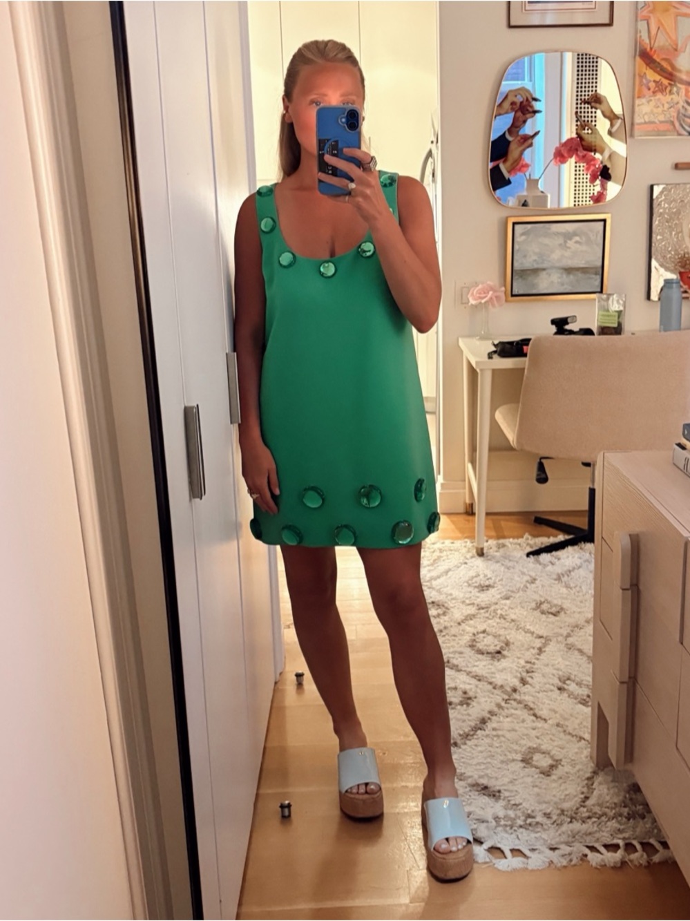 ALEXIS ARAVINE GREEN DRESS